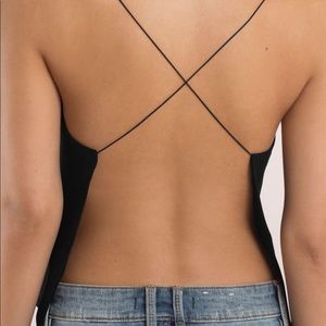 TOBI criss cross open back tank